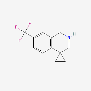 7'-(trifluoromethyl)-2',3'-dihydro-1'H-spiro[cyclopropane-1,4'-isoquinoline]