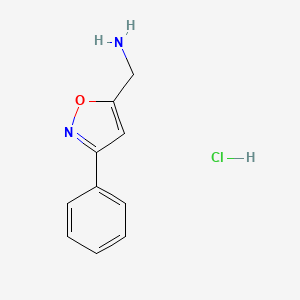 (3-Phenylisoxazol-5-yl)methylamine hydrochloride