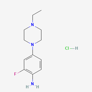 4-(4-Ethyl-1-piperazinyl)-2-fluoroaniline Hydrochloride