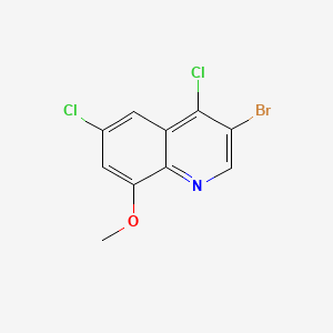 3-Bromo-4,6-dichloro-8-methoxyquinoline