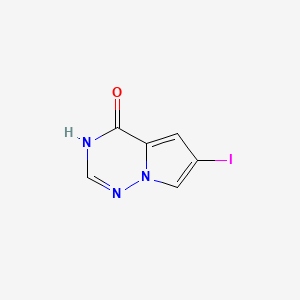 6-Iodopyrrolo[2,1-F][1,2,4]triazin-4(1H)-one