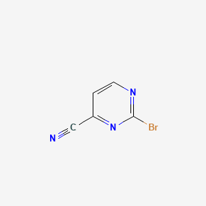 molecular formula C5H2BrN3 B599147 2-Bromopyrimidine-4-carbonitrile CAS No. 1209459-16-4