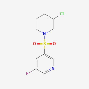 3-(3-Chloropiperidin-1-ylsulfonyl)-5-fluoropyridine