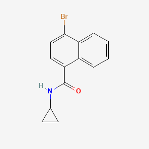 4-Bromo-N-cyclopropylnaphthalene-1-carboxamide