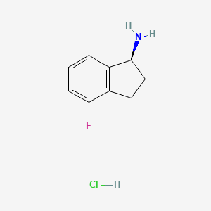 (S)-4-Fluoro-2,3-dihydro-1H-inden-1-amine hydrochloride
