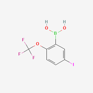 5-Iodo-2-trifluoromethoxyphenylboronic acid