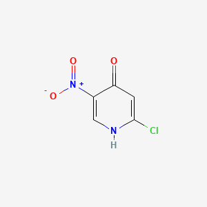 molecular formula C5H3ClN2O3 B599229 2-Chloro-5-nitropyridin-4-OL CAS No. 1211386-69-4