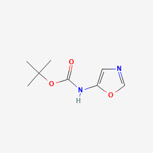 molecular formula C8H12N2O3 B599240 tert-Butyl oxazol-5-ylcarbamate CAS No. 1346809-07-1