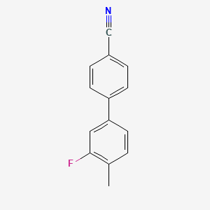 B599285 4-(3-Fluoro-4-methylphenyl)benzonitrile CAS No. 1352318-56-9