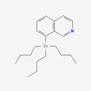molecular formula C21H33NSn B599288 8-(Tributylstannyl)isoquinoline CAS No. 1245816-24-3