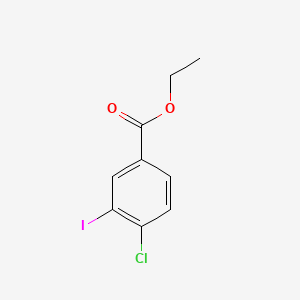 molecular formula C9H8ClIO2 B599309 Ethyl 4-Chloro-3-iodobenzoate CAS No. 1208074-81-0