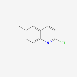 molecular formula C11H10ClN B599324 2-Chloro-6,8-dimethylquinoline CAS No. 139719-23-6