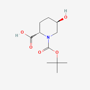 (2S,5R)-1-(tert-Butoxycarbonyl)-5-hydroxypiperidine-2-carboxylic acid