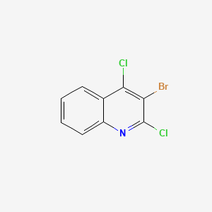 molecular formula C9H4BrCl2N B599333 3-Bromo-2,4-dichloroquinoline CAS No. 109069-65-0