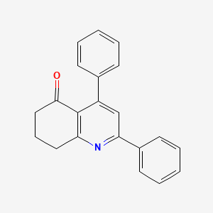 molecular formula C21H17NO B5993393 2,4-diphenyl-7,8-dihydroquinolin-5(6H)-one 
