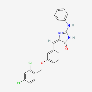 molecular formula C23H17Cl2N3O2 B5993416 PI5P4K-|A-IN-1 