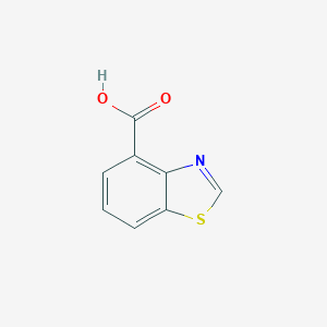 molecular formula C8H5NO2S B059935 Benzo[d]thiazole-4-carboxylic acid CAS No. 1260529-67-6