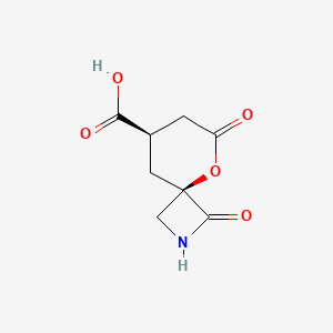 5-Oxa-2-azaspiro[3.5]nonane-8-carboxylic acid, 1,6-dioxo-, (4R,8R)-rel-