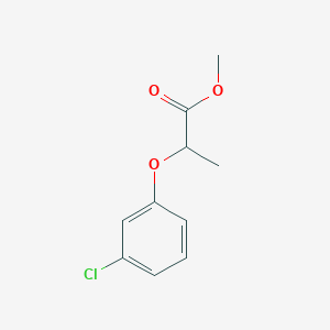 molecular formula C10H11ClO3 B5993575 methyl 2-(3-chlorophenoxy)propanoate CAS No. 122623-81-8