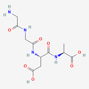 molecular formula C11H18N4O7 B599358 H-Gly-Gly-Asp-Ala-OH CAS No. 103972-83-4