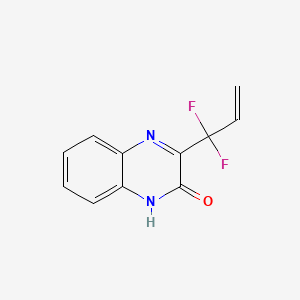2(1H)-Quinoxalinone, 3-(1,1-difluoro-2-propen-1-yl)-