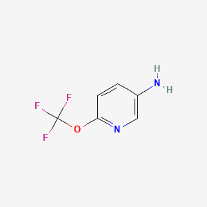 molecular formula C6H5F3N2O B599372 6-(Trifluoromethoxy)pyridin-3-amine CAS No. 135900-33-3