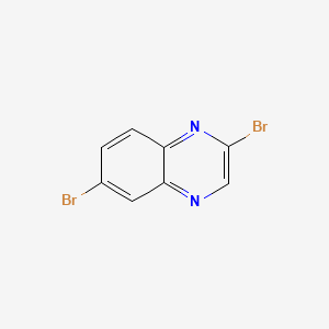 molecular formula C8H4Br2N2 B599374 2,6-Dibromoquinoxaline CAS No. 175858-10-3