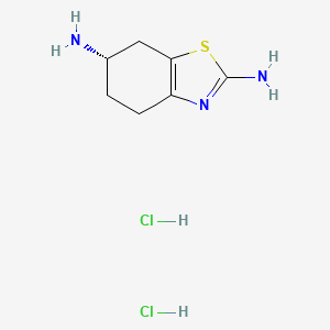 (S)-4,5,6,7-Tetrahydrobenzo[d]thiazole-2,6-diamine dihydrochloride
