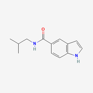 molecular formula C13H16N2O B599388 N-Isobutyl-1H-indole-5-carboxamide CAS No. 104447-76-9