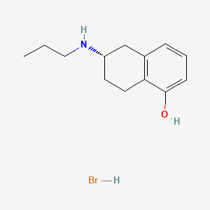 molecular formula C13H20BrNO B599408 (S)-6-(Propylamino)-5,6,7,8-tetrahydronaphthalen-1-ol hydrobromide CAS No. 165950-84-5
