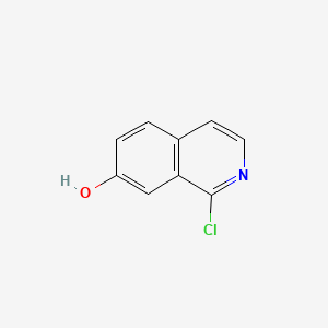 molecular formula C9H6ClNO B599416 1-Chloroisoquinolin-7-ol CAS No. 168003-06-3