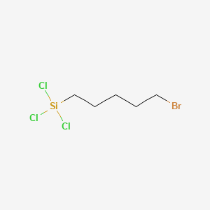 molecular formula C5H10BrCl3Si B599427 5-Bromopentyltrichlorosilane CAS No. 174094-37-2