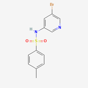 molecular formula C12H11BrN2O2S B599429 N-(5-Bromopyridin-3-yl)-4-methylbenzenesulfonamide CAS No. 1216-97-3