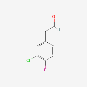 2-(3-Chloro-4-fluorophenyl)acetaldehyde
