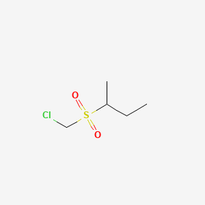 molecular formula C5H11ClO2S B599436 2-Chloromethanesulfonyl-butane CAS No. 1830-46-2