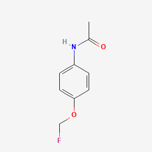 molecular formula C9H10FNO2 B599437 Acetamide,N-[4-(fluoromethoxy)phenyl]- CAS No. 198879-82-2