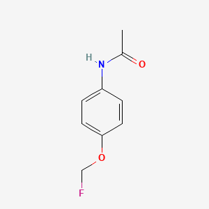 molecular formula C9H10FNO2 B599437 N-[4-(fluoromethoxy)phenyl]acetamide CAS No. 198879-82-2