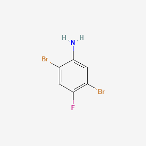 molecular formula C6H4Br2FN B599441 2,5-Dibromo-4-fluoroaniline CAS No. 172377-05-8
