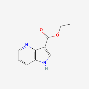 molecular formula C10H10N2O2 B599442 Ethyl 1H-pyrrolo[3,2-B]pyridine-3-carboxylate CAS No. 178896-76-9