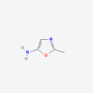 molecular formula C4H6N2O B599443 2-Methyloxazol-5-amine CAS No. 153138-07-9