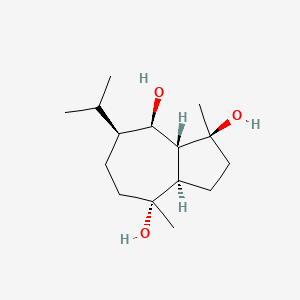 molecular formula C15H28O3 B599451 Teuclatriol CAS No. 152110-17-3