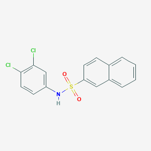molecular formula C16H11Cl2NO2S B5994575 N-(3,4-dichlorophenyl)naphthalene-2-sulfonamide 