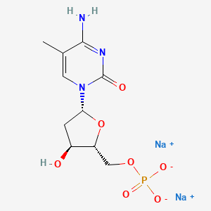 molecular formula C10H16N3NaO7P B599467 2'-Deoxy-5-methylcytidine-5'-monophosphate disodium CAS No. 160509-70-6