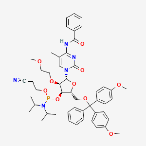 molecular formula C50H60N5O10P B599471 2'-O-MOE-5-Me-C(Bz) CAS No. 163759-94-2