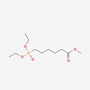 molecular formula C11H23O5P B599492 6-(Diethoxyphosphoryl)hexanoic acid methyl ester CAS No. 151163-57-4