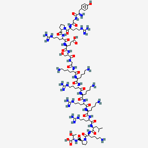 molecular formula C101H181N39O25 B599510 Tyr-PDGF A-Chain (194-211) CAS No. 137132-69-5