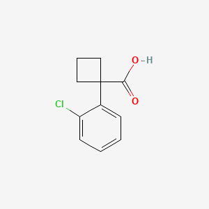 B599522 1-(2-Chlorophenyl)cyclobutane-1-carboxylic acid CAS No. 151157-45-8