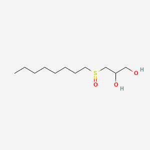 molecular formula C11H24O3S B599526 外消旋-2,3-二羟基丙基辛基亚砜 CAS No. 142741-63-7