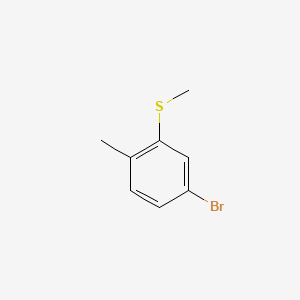 molecular formula C8H9BrS B599528 5-Bromo-2-methylthioanisole CAS No. 142994-01-2
