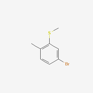 molecular formula C8H9BrS B599528 5-溴-2-甲硫基苯甲醚 CAS No. 142994-01-2